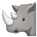 🦏 Emoji Rinoceronte na Samsung One UI 1.5.