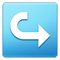 Emoji ↪️ Freccia Curva A Destra su Samsung One UI 1.5.