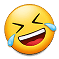 🤣 Emoji sich vor Lachen auf dem Boden wälzen Samsung One UI 1.5.