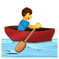 Emoji 🚣 Persona In Barca A Remi su Samsung One UI 1.5.
