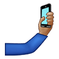 🤳🏽 Emoji Selfie: Pele Morena na Samsung One UI 1.5.