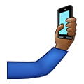 🤳🏾 Emoji Selfie: Pele Morena Escura na Samsung One UI 1.5.