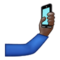🤳🏿 Emoji Selfie: dunkle Hautfarbe Samsung One UI 1.5.