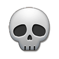 Émoji 💀 Crâne sur Samsung One UI 1.5.