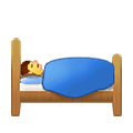 🛌 Emoji im Bett liegende Person Samsung One UI 1.5.