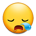Emoji 😪 Faccina Assonnata su Samsung One UI 1.5.