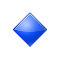Émoji 🔹 Petit Losange Bleu sur Samsung One UI 1.5.