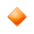 🔸 Emoji Rombo Naranja Pequeño en Samsung One UI 1.5.