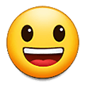 😃 Emoji Cara Sonriendo Con Ojos Grandes en Samsung One UI 1.5.