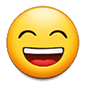 😄 Emoji Rosto Risonho Com Olhos Sorridentes na Samsung One UI 1.5.