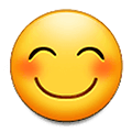 😊 Emoji lächelndes Gesicht mit lachenden Augen Samsung One UI 1.5.
