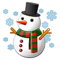 ☃️ Emoji Muñeco De Nieve Con Nieve en Samsung One UI 1.5.