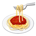 Emoji 🍝 Spaghetti su Samsung One UI 1.5.