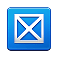 ⛝ Emoji Cruz de Santo André em um quandrado na Samsung One UI 1.5.