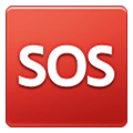 🆘 Emoji SOS-Zeichen Samsung One UI 1.5.