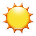 ☉ Emoji O sol  na Samsung One UI 1.5.