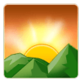 Emoji 🌄 Alba Sulle Montagne su Samsung One UI 1.5.