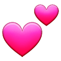 💕 Emoji zwei Herzen Samsung One UI 1.5.