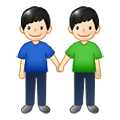 Émoji 👬🏻 Deux Hommes Se Tenant La Main : Peau Claire sur Samsung One UI 1.5.