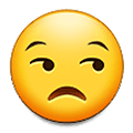 Emoji 😒 Faccina Contrariata su Samsung One UI 1.5.
