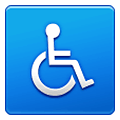 ♿ Emoji Símbolo De Cadeira De Rodas na Samsung One UI 1.5.