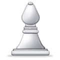 ♗ Emoji Obispo de ajedrez blanco en Samsung One UI 1.5.