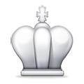 ♔ Emoji Rey del ajedrez blanco en Samsung One UI 1.5.
