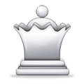 ♕ Emoji Reina del ajedrez blanco en Samsung One UI 1.5.