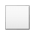 ◻️ Emoji Cuadrado Blanco Mediano en Samsung One UI 1.5.
