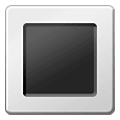 🔳 Emoji weiße quadratische Schaltfläche Samsung One UI 1.5.
