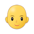 Emoji 👩‍🦲 Donna: Calvo su Samsung One UI 1.5.