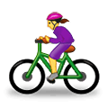 Emoji 🚴‍♀️ Ciclista Donna su Samsung One UI 1.5.