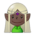 Émoji 🧝🏿‍♀️ Elfe Femme : Peau Foncée sur Samsung One UI 1.5.