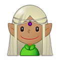 🧝🏽‍♀️ Emoji Elfa: Pele Morena na Samsung One UI 1.5.