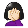 🤦🏻‍♀️ Emoji sich an den Kopf fassende Frau: helle Hautfarbe Samsung One UI 1.5.