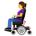 👩‍🦼 Emoji Frau in elektrischem Rollstuhl Samsung One UI 1.5.