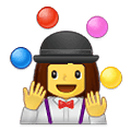 Emoji 🤹‍♀️ Giocoliere Donna su Samsung One UI 1.5.