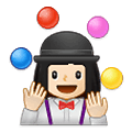 🤹🏻‍♀️ Emoji Mulher Malabarista: Pele Clara na Samsung One UI 1.5.