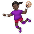 🤾🏿‍♀️ Emoji Handballspielerin: dunkle Hautfarbe Samsung One UI 1.5.
