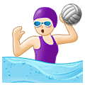 🤽🏻‍♀️ Emoji Mujer Jugando Al Waterpolo: Tono De Piel Claro en Samsung One UI 1.5.