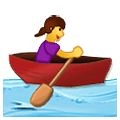 🚣‍♀️ Emoji Mujer Remando En Un Bote en Samsung One UI 1.5.