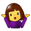 🤷‍♀️ Emoji Mulher Dando De Ombros na Samsung One UI 1.5.