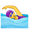 🏊‍♀️ Emoji Mujer Nadando en Samsung One UI 1.5.