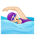 🏊🏻‍♀️ Emoji Schwimmerin: helle Hautfarbe Samsung One UI 1.5.