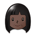 👩🏿 Emoji Mujer: Tono De Piel Oscuro en Samsung One UI 1.5.
