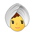 👳‍♀️ Emoji Mujer Con Turbante en Samsung One UI 1.5.