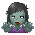 Emoji 🧟‍♀️ Zombie Donna su Samsung One UI 1.5.
