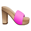 Emoji 👡 Sandalo Da Donna su Samsung One UI 1.5.