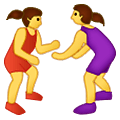 🤼‍♀️ Emoji Mujeres Luchando en Samsung One UI 1.5.