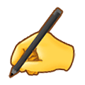 ✍️ Emoji Mano Escribiendo en Samsung One UI 1.5.